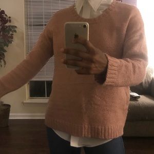 Blush pink forever 21 sweater